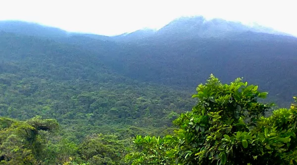 Volcan Tenorio and rain forest, Costa Rica.